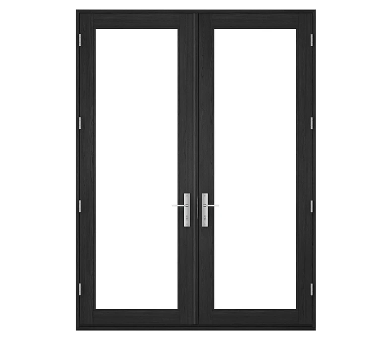 Pella Reserve Contemporary Wood Hinged Patio Door in Glenwood Springs